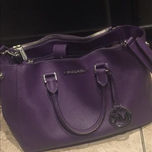 Michael Kors used Medium Purple Satchel